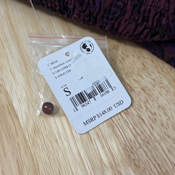 Free People Floral-print Smock It to Me Balloon-Sleeve Mini Dress Small - Picture 11 of 13